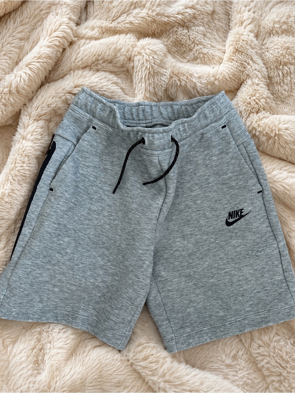 Nike Tech Light Grey Athletic Shorts